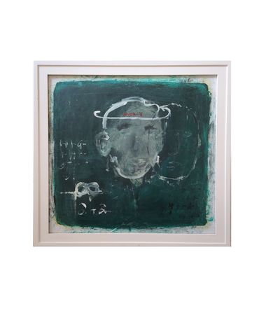 Painting by Genesis the greykid, about mercy and wearing mask. PoAnguardia style.