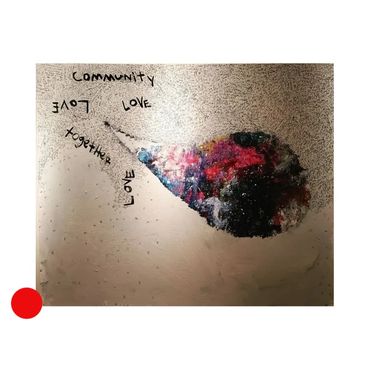 A commissioned painting by Genesis, Acrylic mixed with Latex.