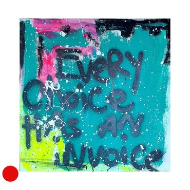 A commissioned painting by Genesis, Acrylic mixed with Latex and spray paint.