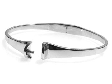 Bangle Mounting for Pearl - 925 Silver