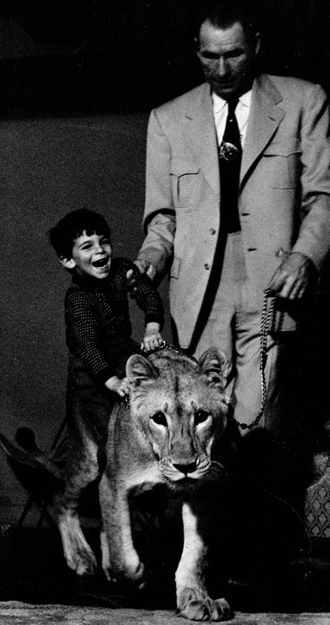 Pete riding Blondie, just before Blondie put Carl in the hospital . . . 1958