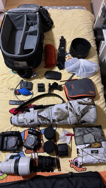 Hokkaido winter safari, packing equipment: camera, lens, and accessories!