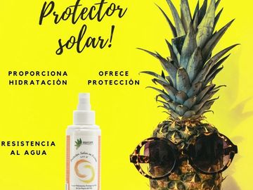 Protector solar SPF50 resistente al agua e hidratante