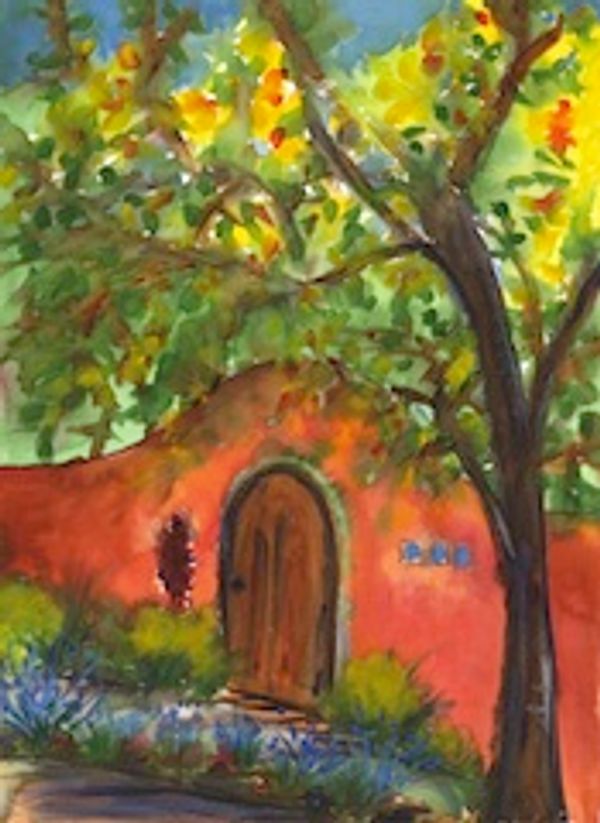 utumn in Santa Fe, Gates of Santa Fe Series, 11x14 fine art print, Available at Detours La Fonda Hot