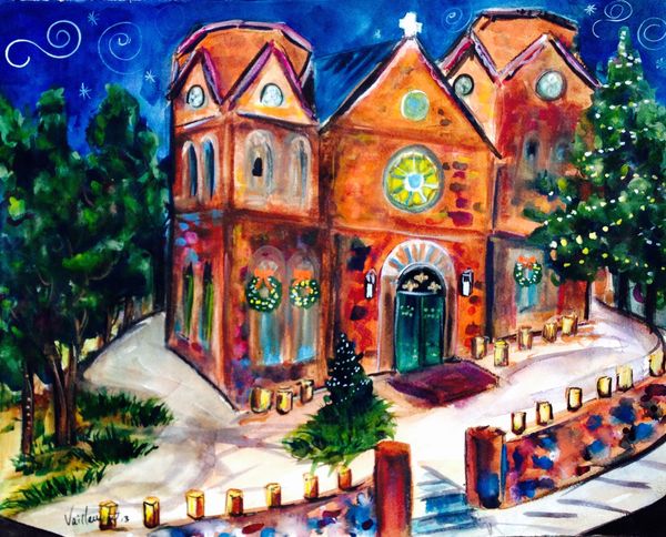 Starry Night at the Cathedral
Limited Edition Fine Art Print
Available at Detours La Fonda Hotel
Ori