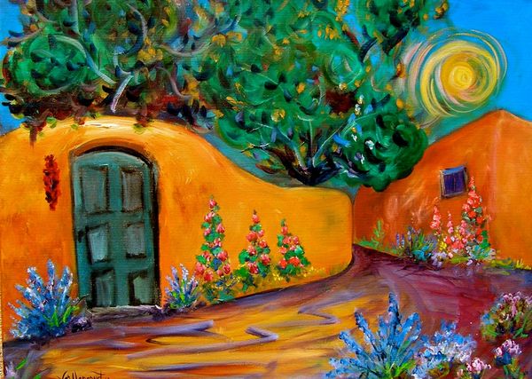 Turquoise Gate
Santa Fe Neighborhood Series
11x14 linited edition fine art print
Original Is SOLD