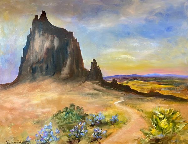 View Of Shiprock
24x30x1.5 Mixed media painting
Avaialble at Detours La Fonda Hotel