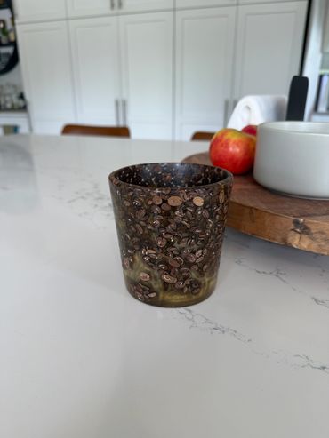 Coffee Bean and Epoxy Dish