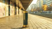 Luminance contrast, bollard, luminance contrast of bollard, bollard luminance contrast, obstacle