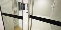visual indicators on glazing, decal luminance contrast, luminance contrast testing of glazing