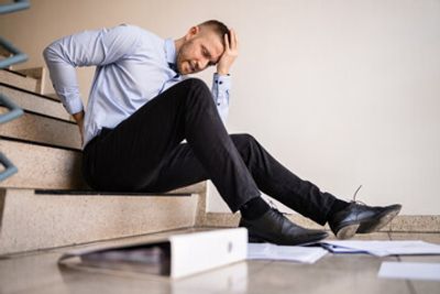 Reduce risks of falling down stairs by testing for slip resistance and luminance contrast