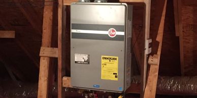 Water heater leaking, Water heater replacement, No hot water, Tankless water heater