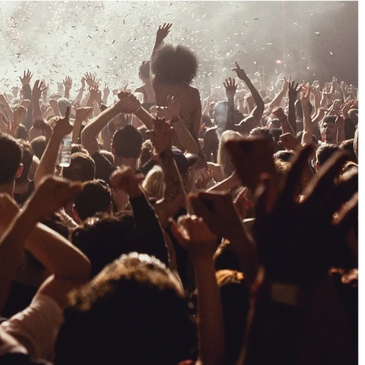 Music fans at music concert yourbeat yourmusic yourdata yourprivacy music community music passion