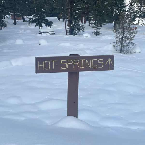 Hot Springs in Snow in Idaho. Photo credit: David Foster