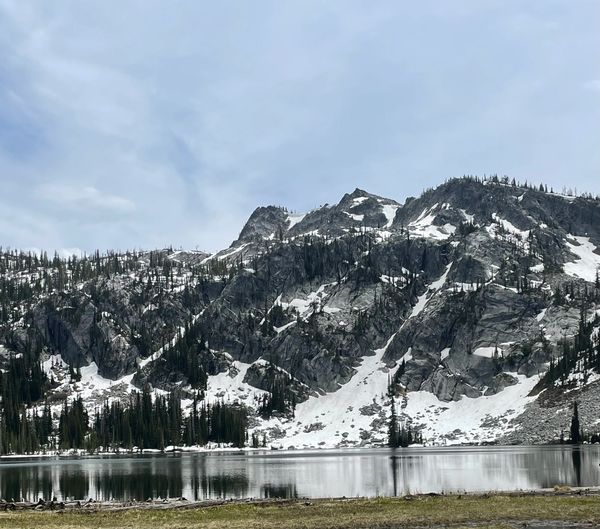 Snow on the mountains in Idaho. Photo credit: David Foster