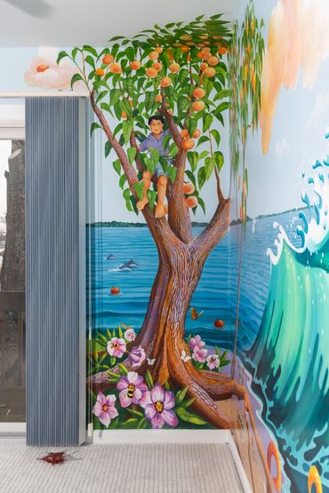 Mural in a private home on the Eastern shore, MD