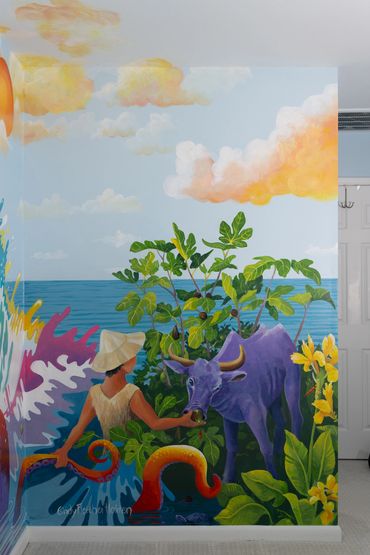 Mural in a private home on the Eastern shore, MD