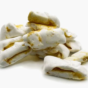 Close-up of meringue cookies.