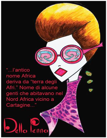 Afro Girl: The ancient name Africa derives from the term "Land of Afri."