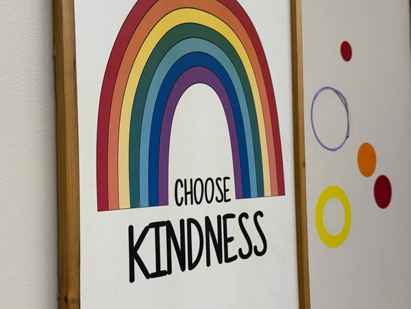 Choose kindness wall image of the day program