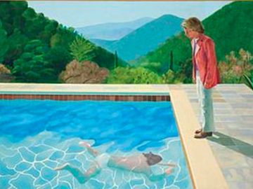 Portrait of an artist (Pool with two figures) by  David Hockney