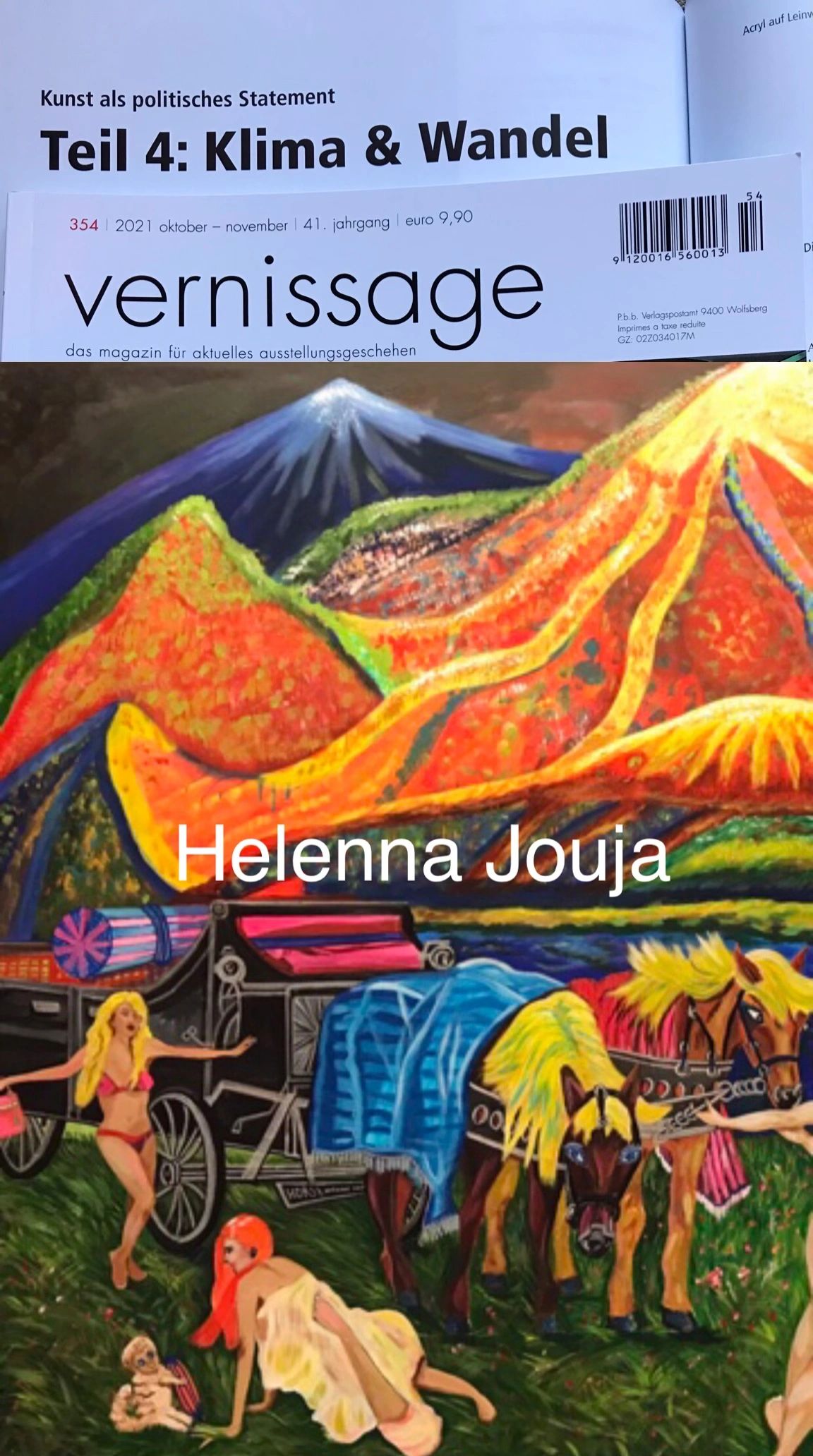 The Bat hers, 150x100cm, painting by Helenna Jouja