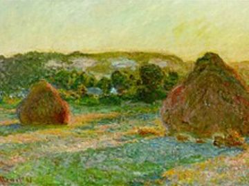 Haystack by Claude Monet