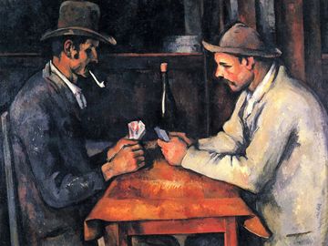 The Card Players by Paul Cezanne 