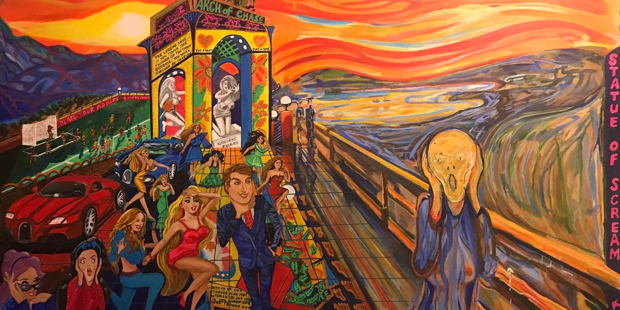 The Arch of Chase 150x100cm acrylic painting