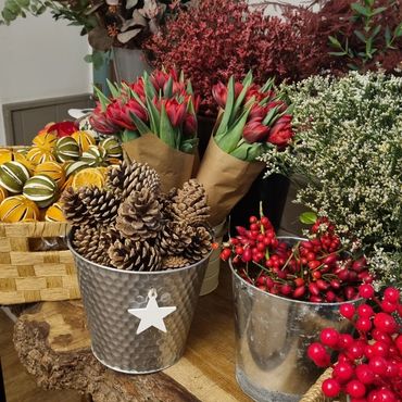 Christmas wreath workshop Sixpenny Handley