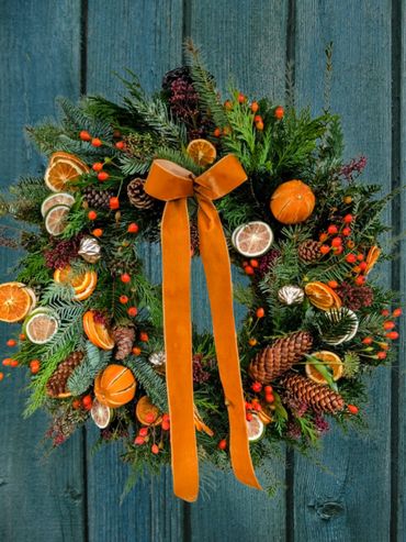 Luxury Christmas wreath Workshop Dorset