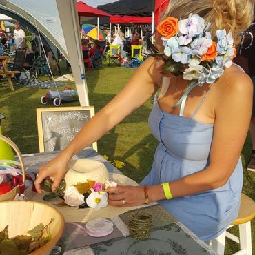 Flower hat workshop
