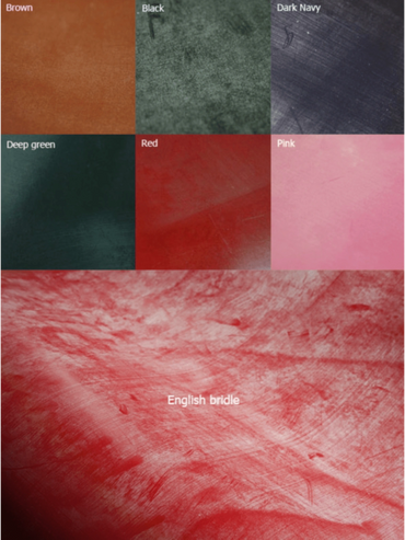 English Bridle leather colour options
