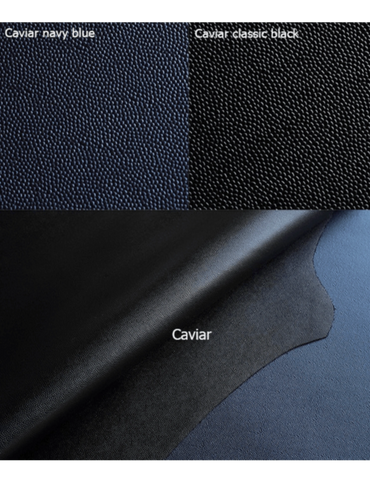 Caviar leather colour options