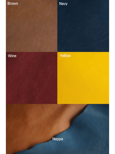 Nappa leather colour options