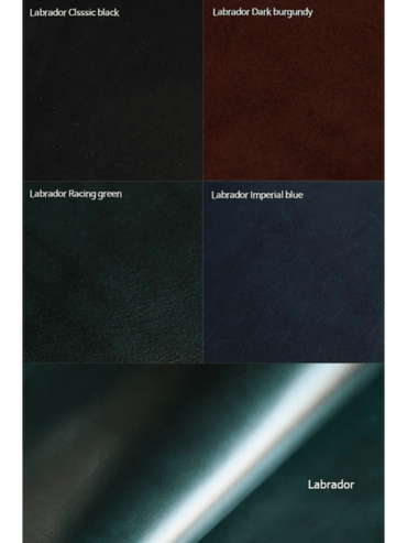 Labrador leather colour options