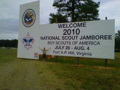 Me at the 2010 National Scout Jamboree at Fort A.P. Hill, Virginia.
