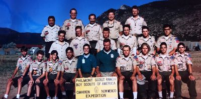 Troop 21 Philmont contingent 1999.