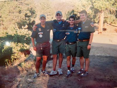 Summer Camp staff with Dave, Brock, me, and Joe.