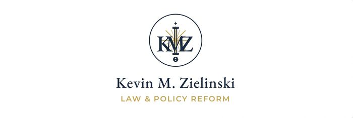 Logo for Kevin M. Zielinski, specializing in law and policy reform.