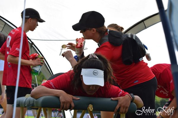 Athletic Therapy Kirsten Kidd OCSI Clinic Best in Ottawa Sports Injury ankle sprain ultimate frisbee