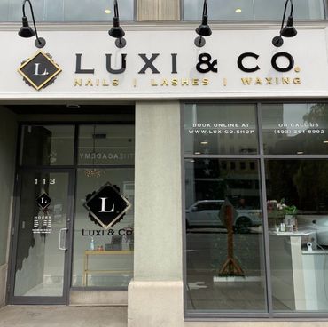Luxi & Co. Shop front in Calgary