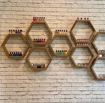 Luxi & Co. Nail Wall for Manicures in Calgary