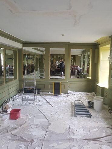 Example of work. Restoration of an old room in a Hotel.