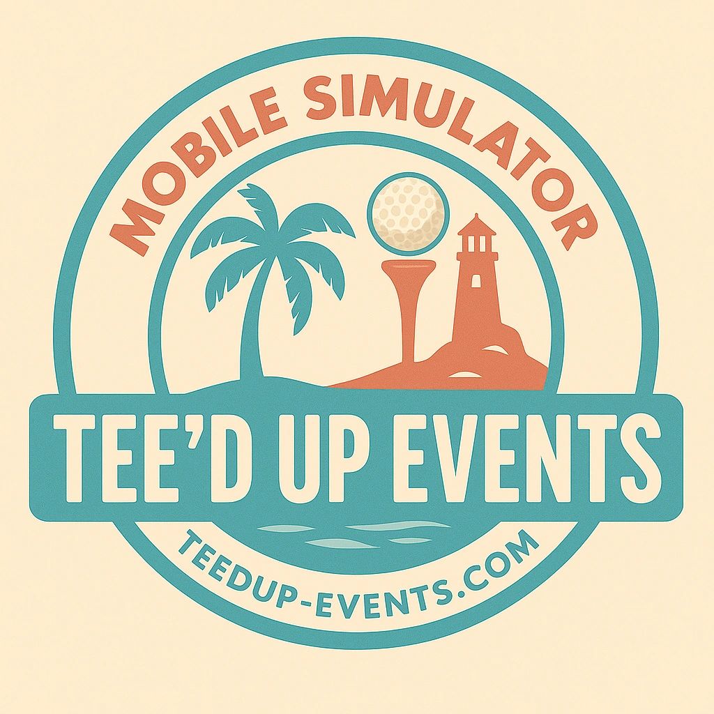 Logo for inflatable mobile golf simulator business based out of Jupiter, Florida.