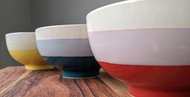 A mid-week color pop to brighten your feed. 🌈
.
I found these bright happy bowls on clearance while