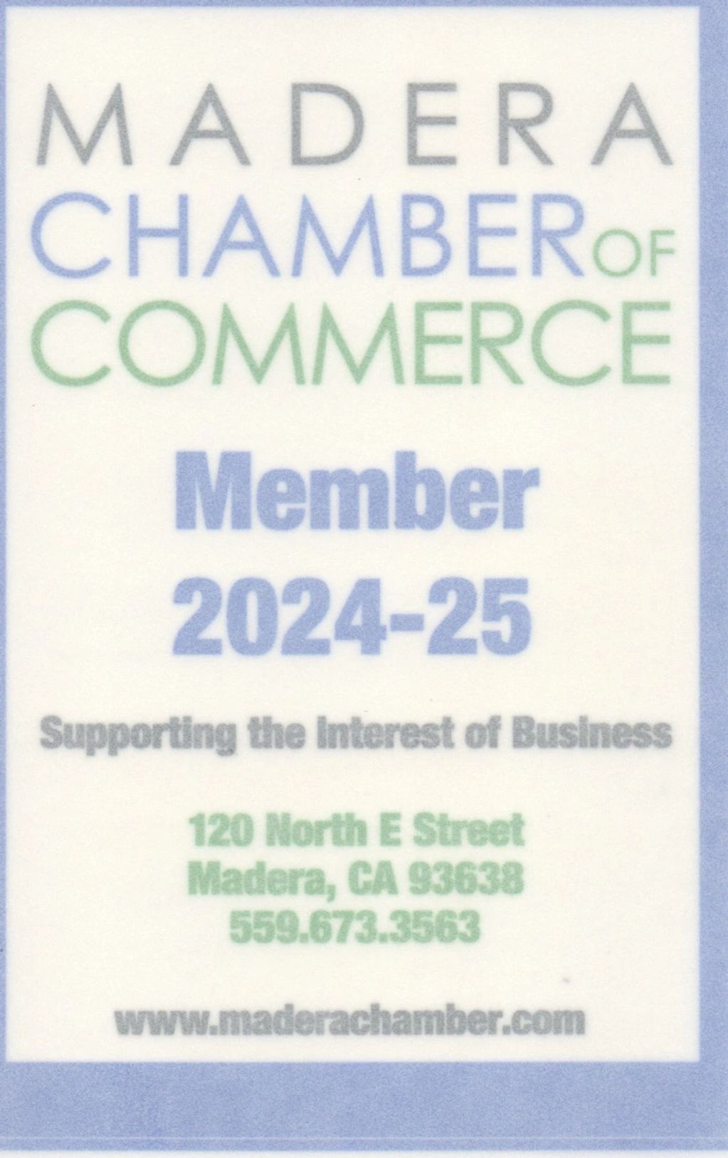 Madera Chamber of Commerce Member