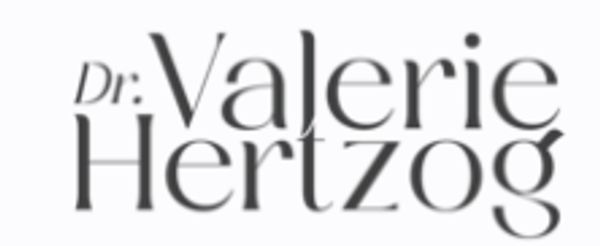 Logo reading 'Dr. Valerie Hertzog' in elegant font.