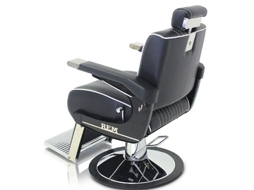 REM Voyager retro barbers chair.  built with a traditional barbers chair frame.