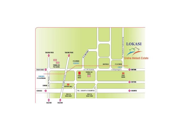 Map Graha Melasti Estate